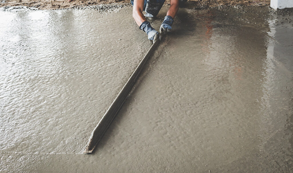 Get prepared for the spring season by making sure your concrete is raised.