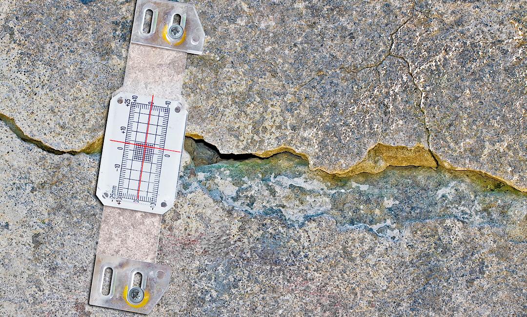 measure concrete settlement denver